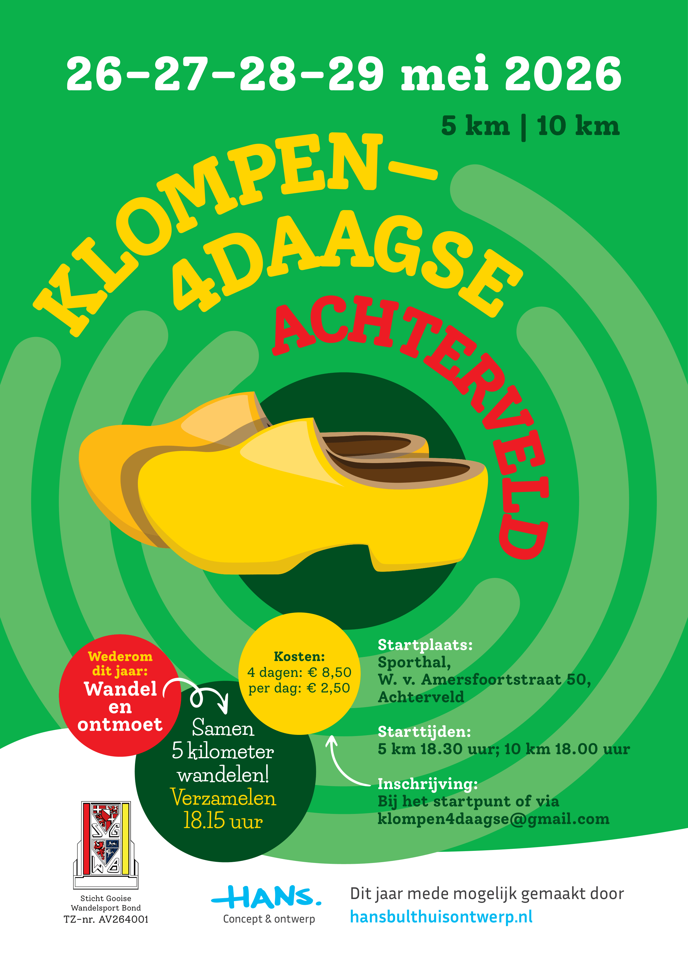 Klompen 4 daagse flyer